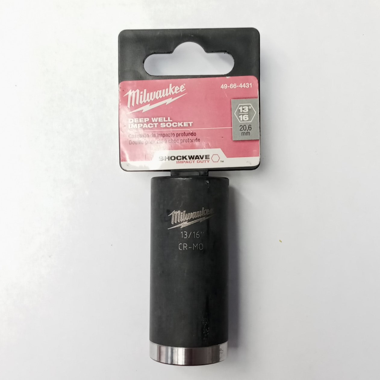 Milwaukee 49-66-4431 Deep Well Impact Socket 13/16" 6pt