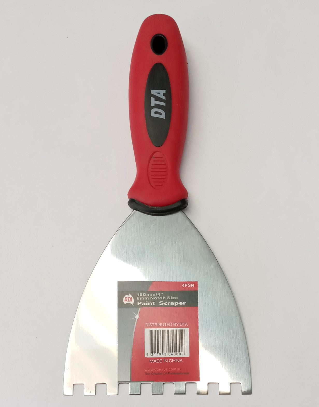 DTA 4PSN Notched Adhesive Spreader 4" x 1/4" Notch