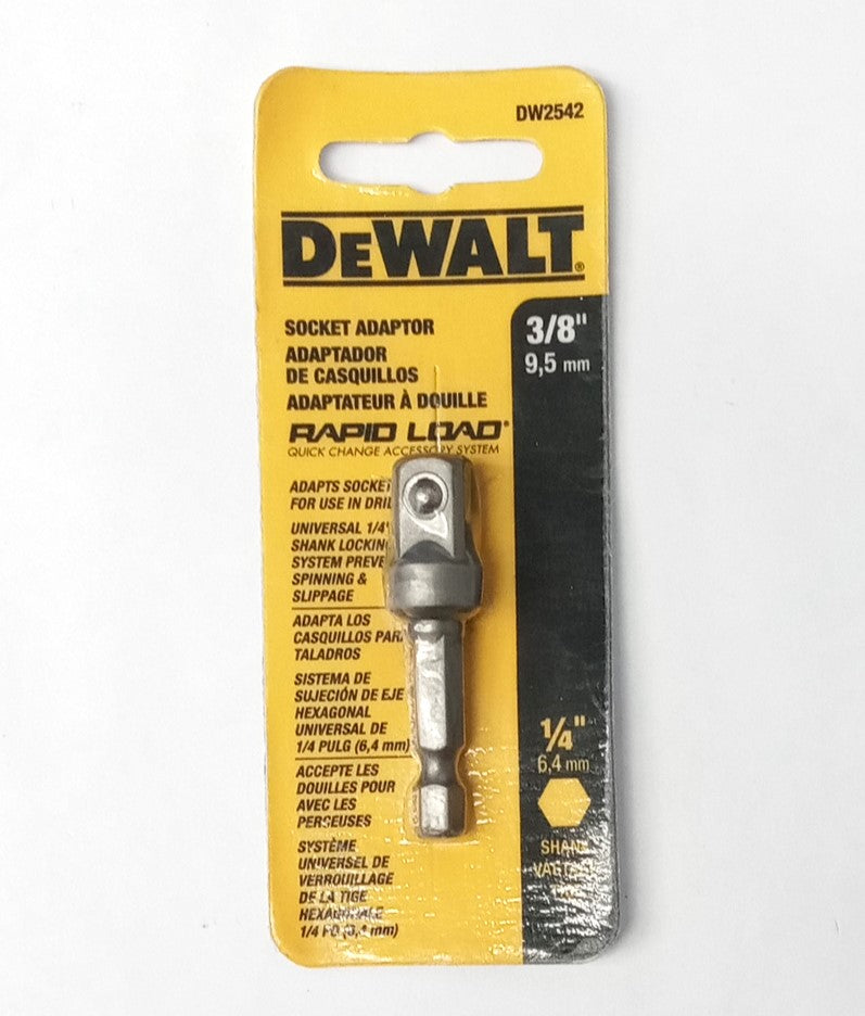 DeWalt DW2542 Quick Change 3/8" Socket Adapter
