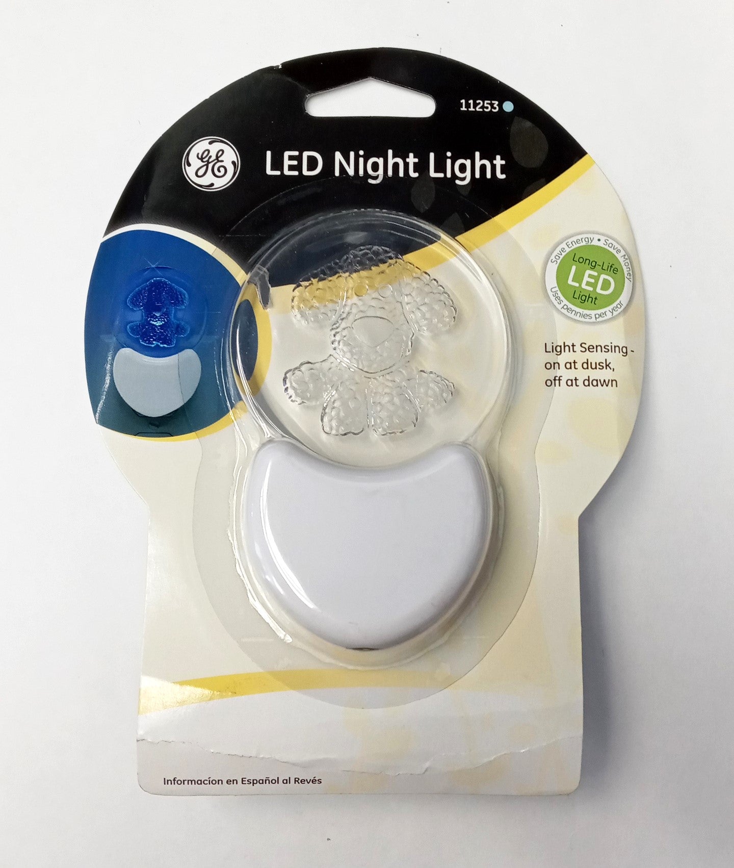 GE 11253 Light Sensing LED Puppy Design Night Light