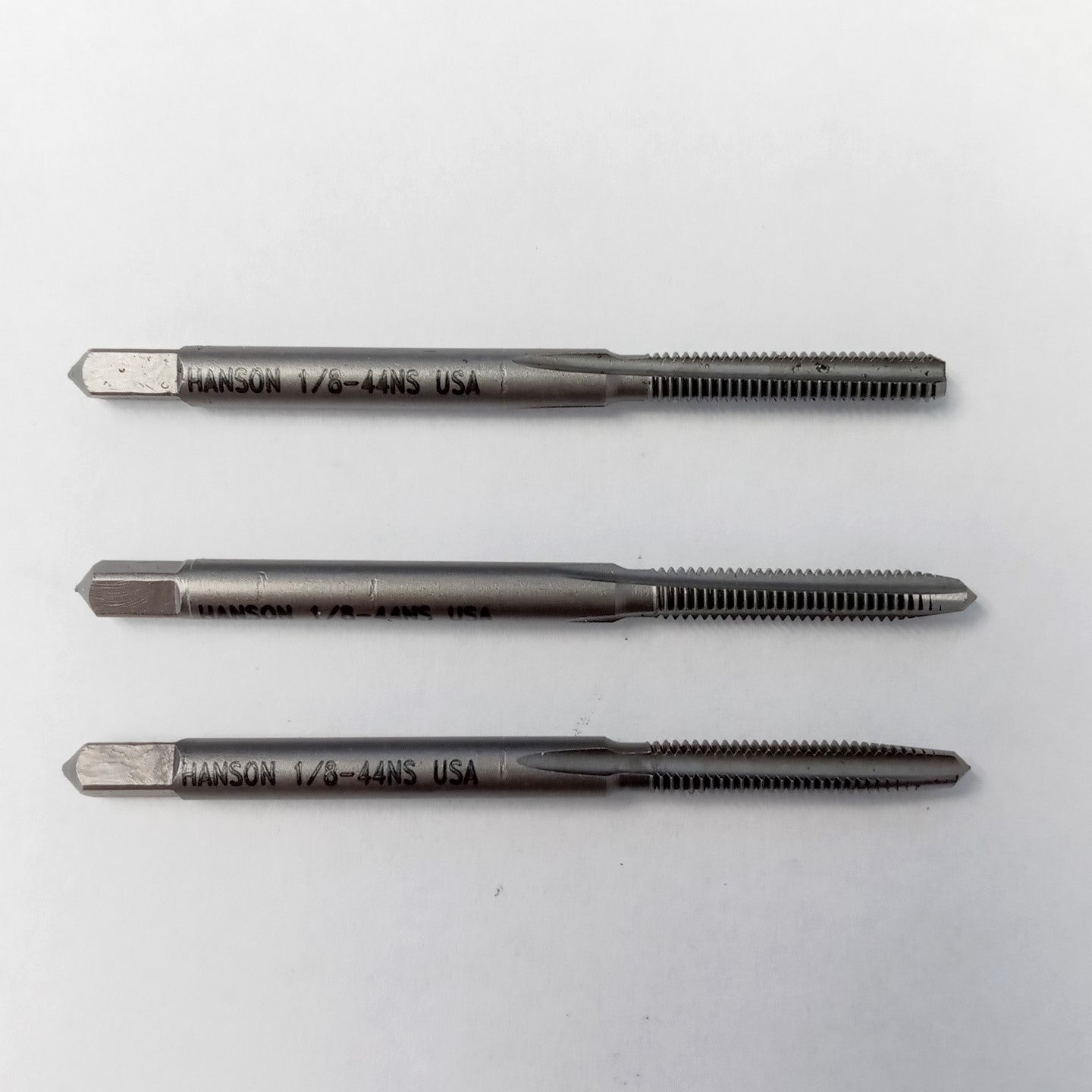 Irwin Hanson 2607 1/8" - 44NS Tap 3pcs USA