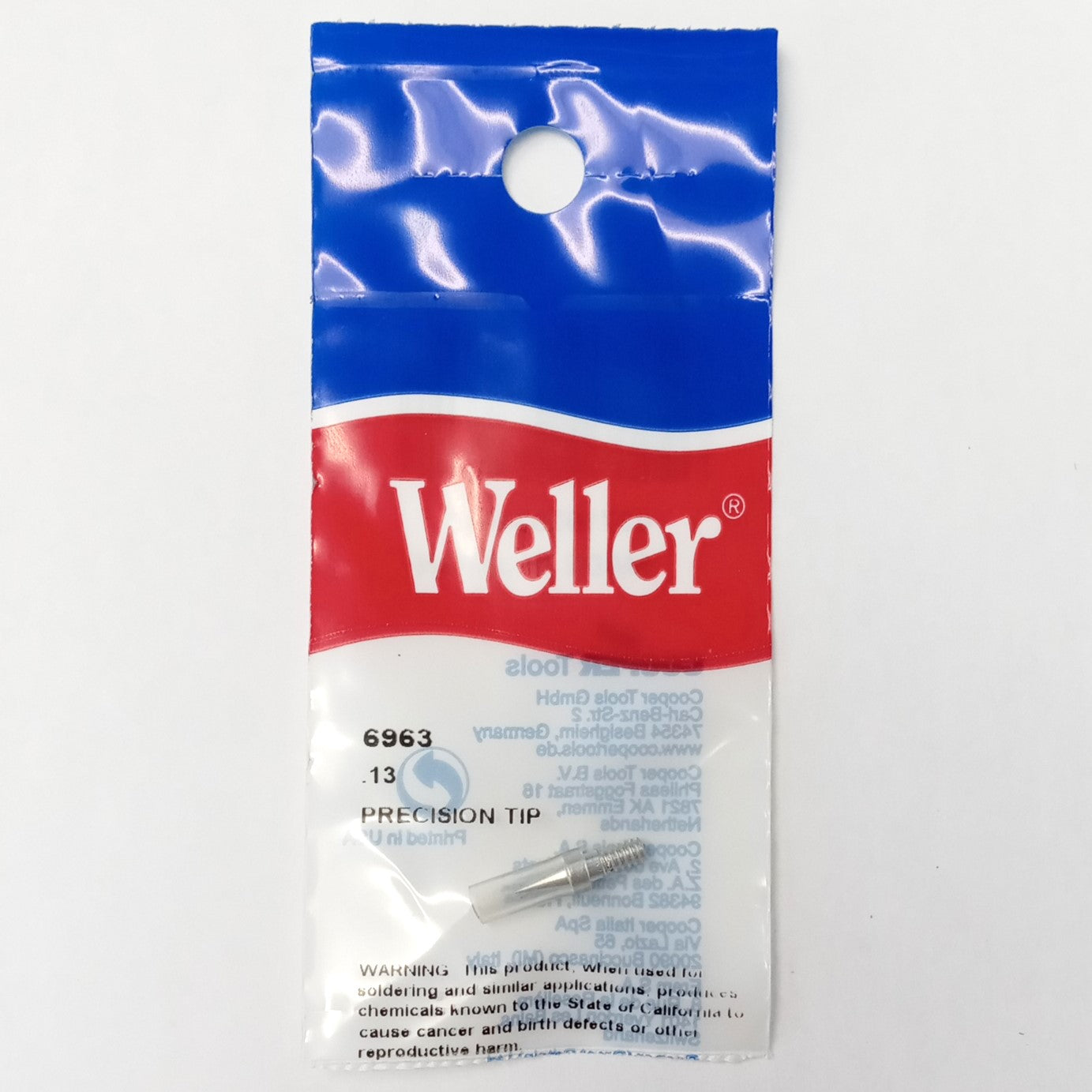 Weller 6963 Precision Soldering Tip, 0.13" Japan