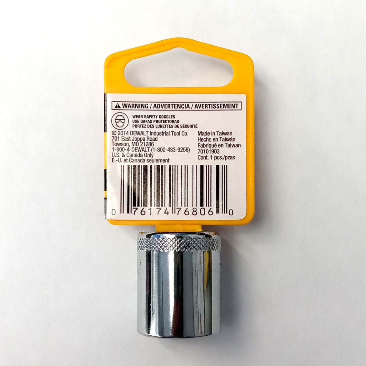 DeWalt 18mm Socket 6 Point 3/8" Drive DWMT863130SP