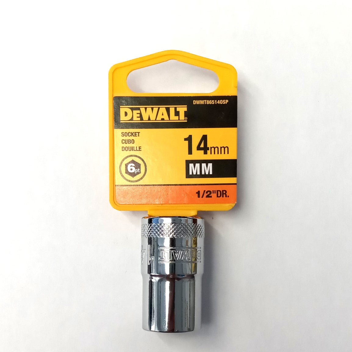 DeWalt 14mm Socket 6 Point 1/2" Drive DWMT865140SP