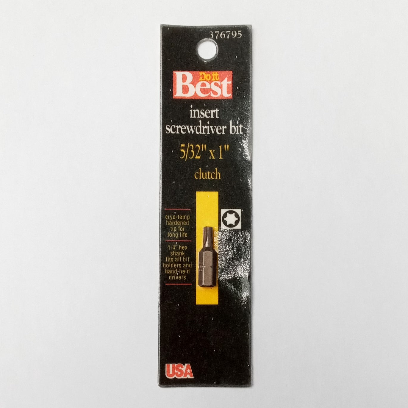 Do it Best 5/32" x 1" Clutch Screwdriver Bit 376795