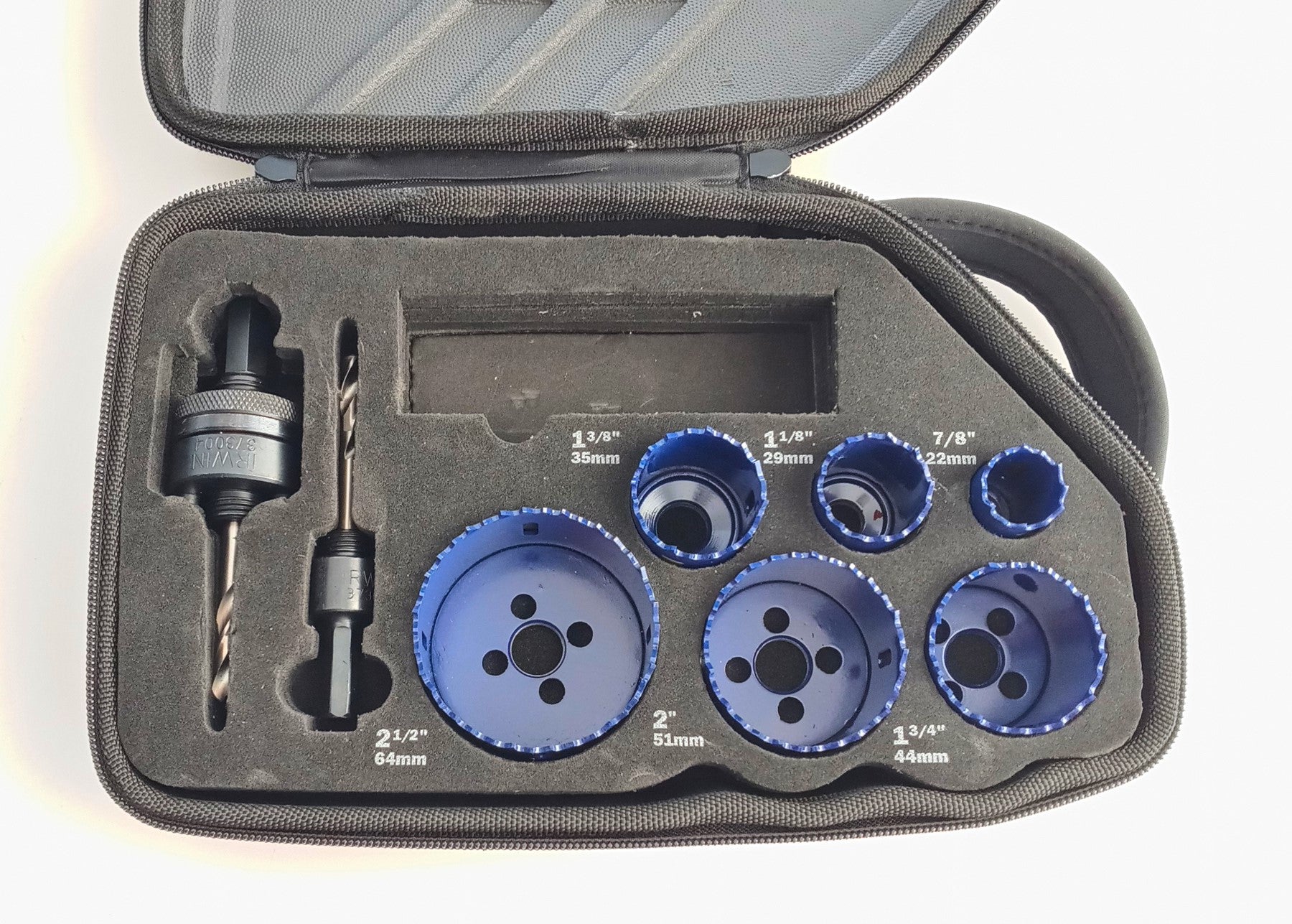 Irwin Electrician's 8 Piece Bi-Metal Holesaw Set Kit