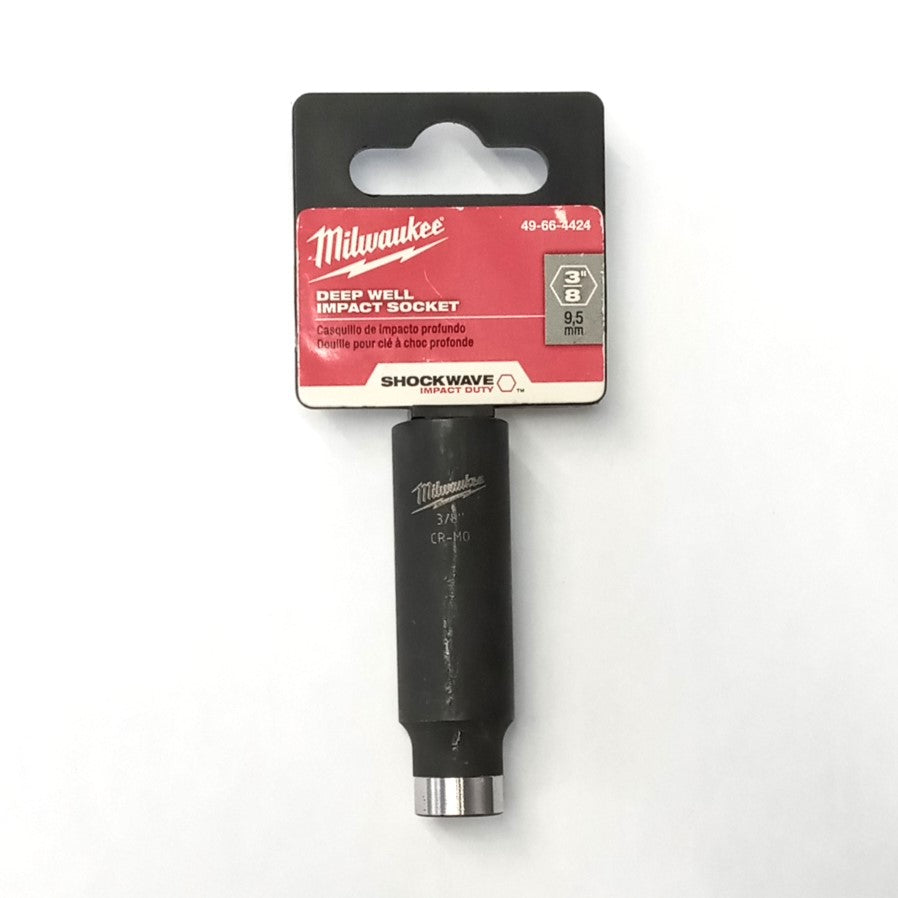 Milwaukee 3/8" Deep Well Impact Socket 44-66-4424 #HW