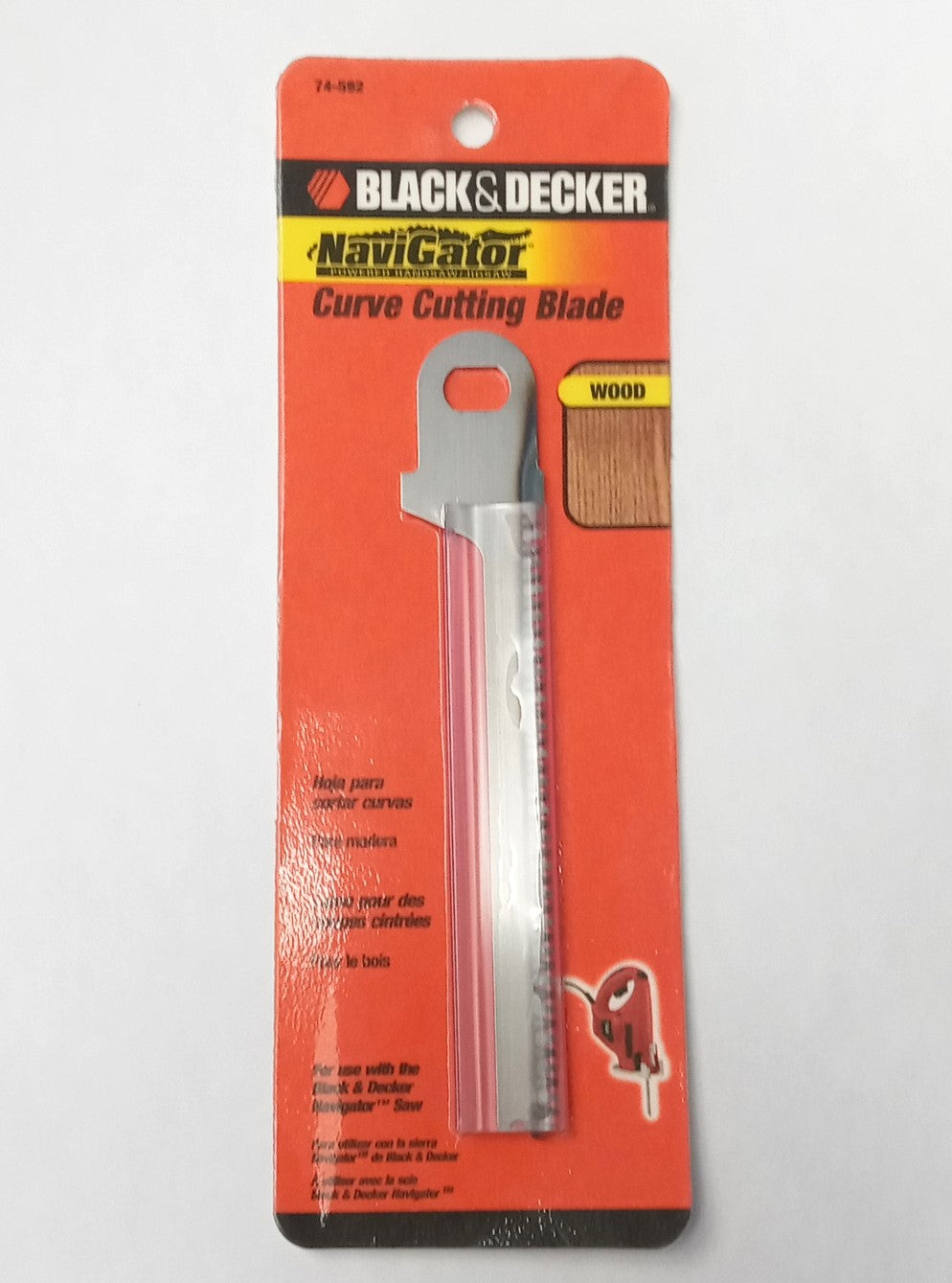 Black & Decker Curve Cutting Blade for use with Navigator Saw 74-592