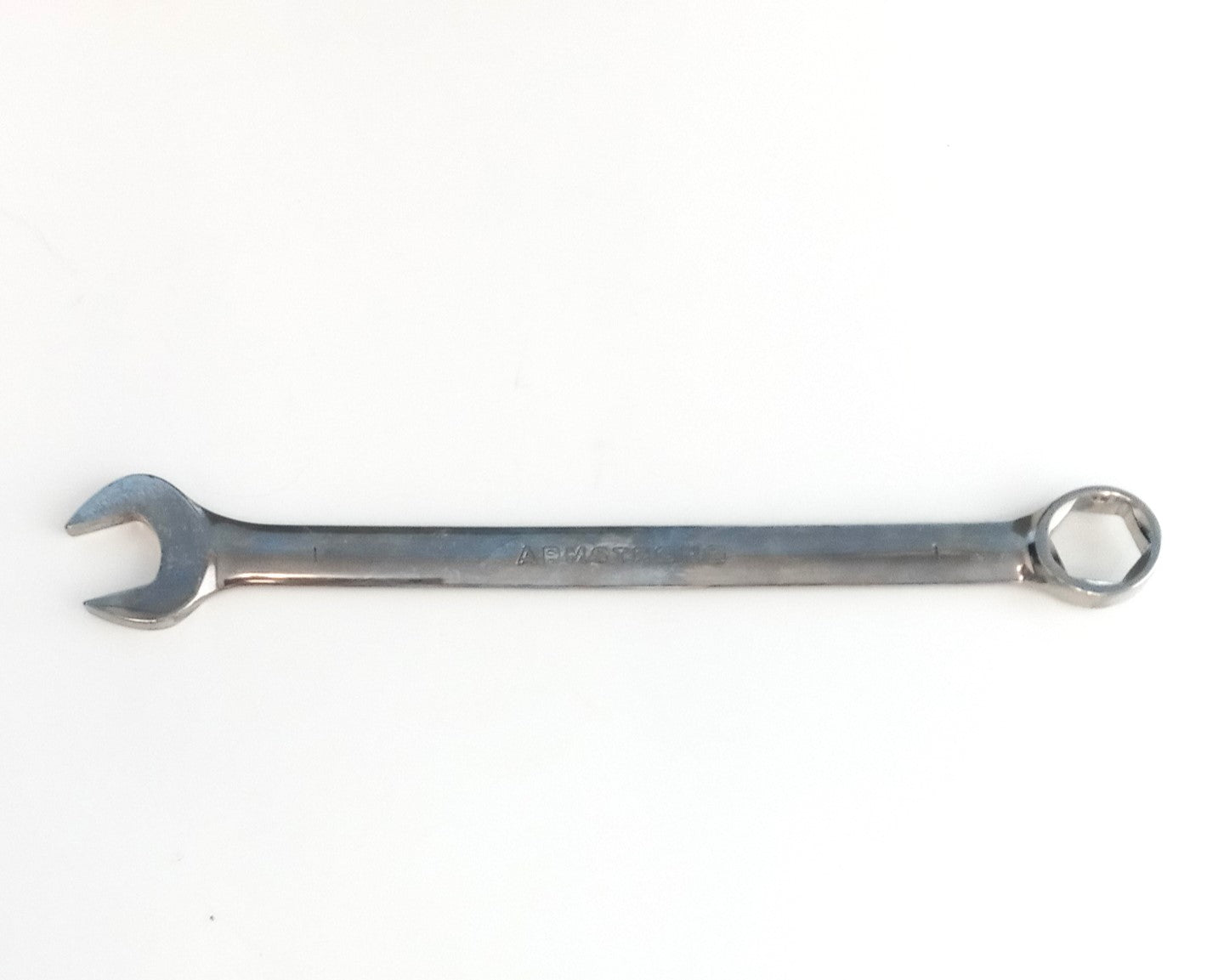 Armstrong Combination Wrench 1" 6pt Full Polish Long Pattern USA Made 25-332