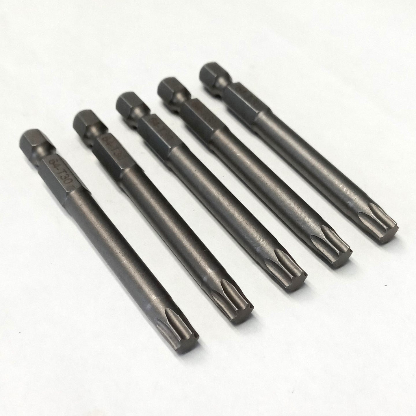Qualtool T30 x 2-3/4" Torx Bits 5pcs. 64-T30