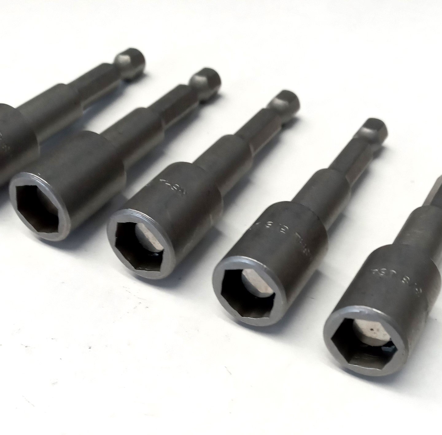 Qualtool 3/8" x 2-9/16" Magnetic Nutsetters 5pcs. USA MSHL3/8