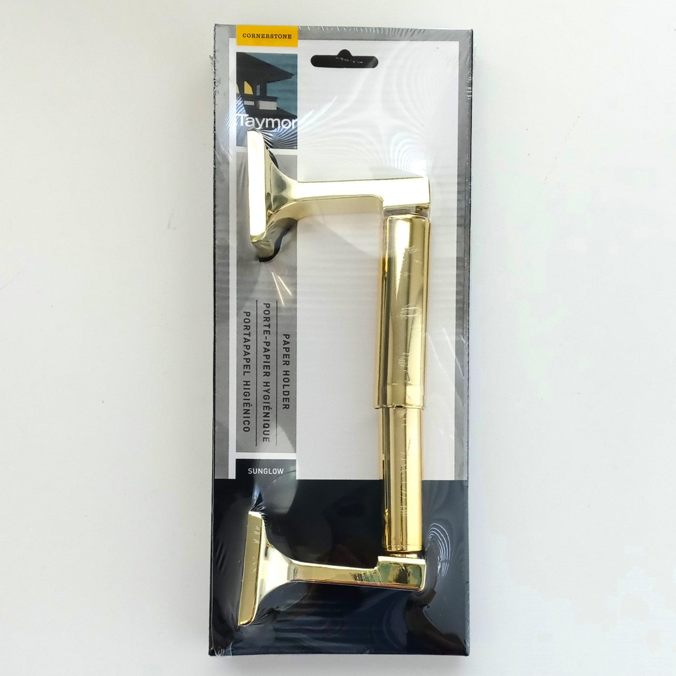 Taymor Sunglow Toilet Paper Holder Polished Brass Color 02-D9408PB
