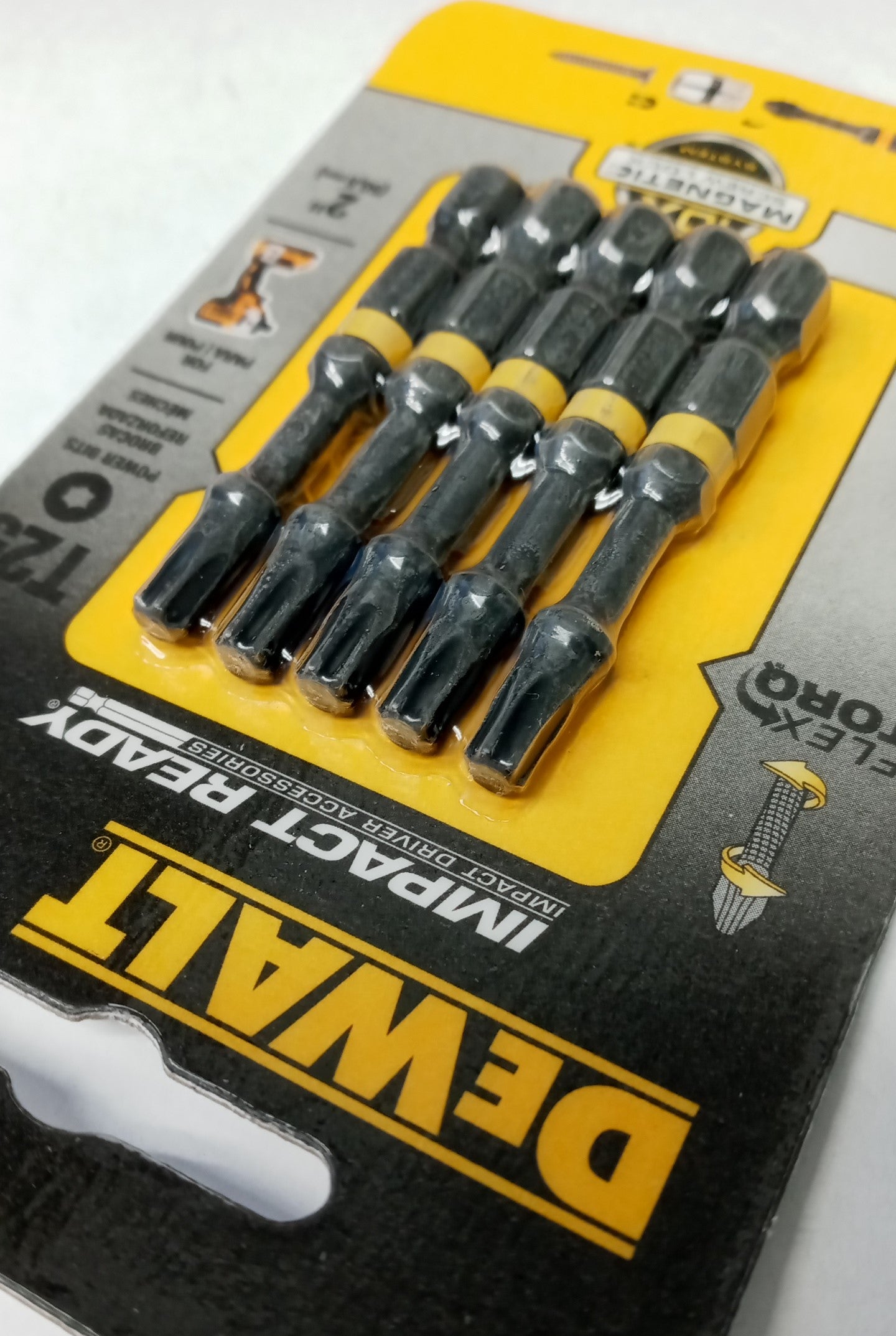 DeWalt Flex Torq T25 Impact Ready Screw Bit 2" Long 5-pack DWA2TX25IR5
