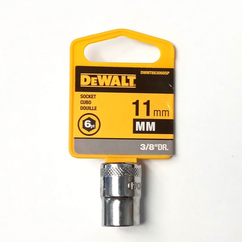DeWalt 11mm Socket 6 Point 3/8" Drive DWMT863060SP