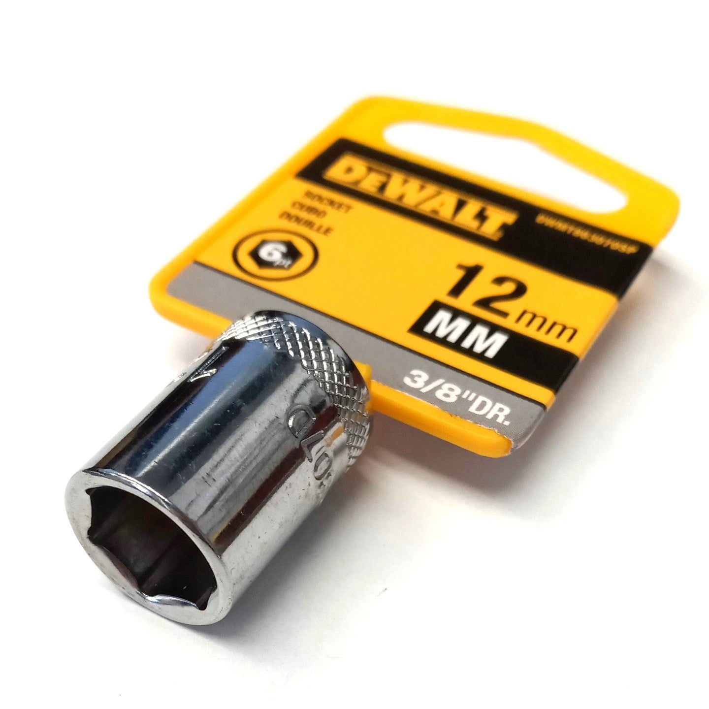 DeWalt 12mm Socket 6 Point 3/8" Drive DWMT863070SP