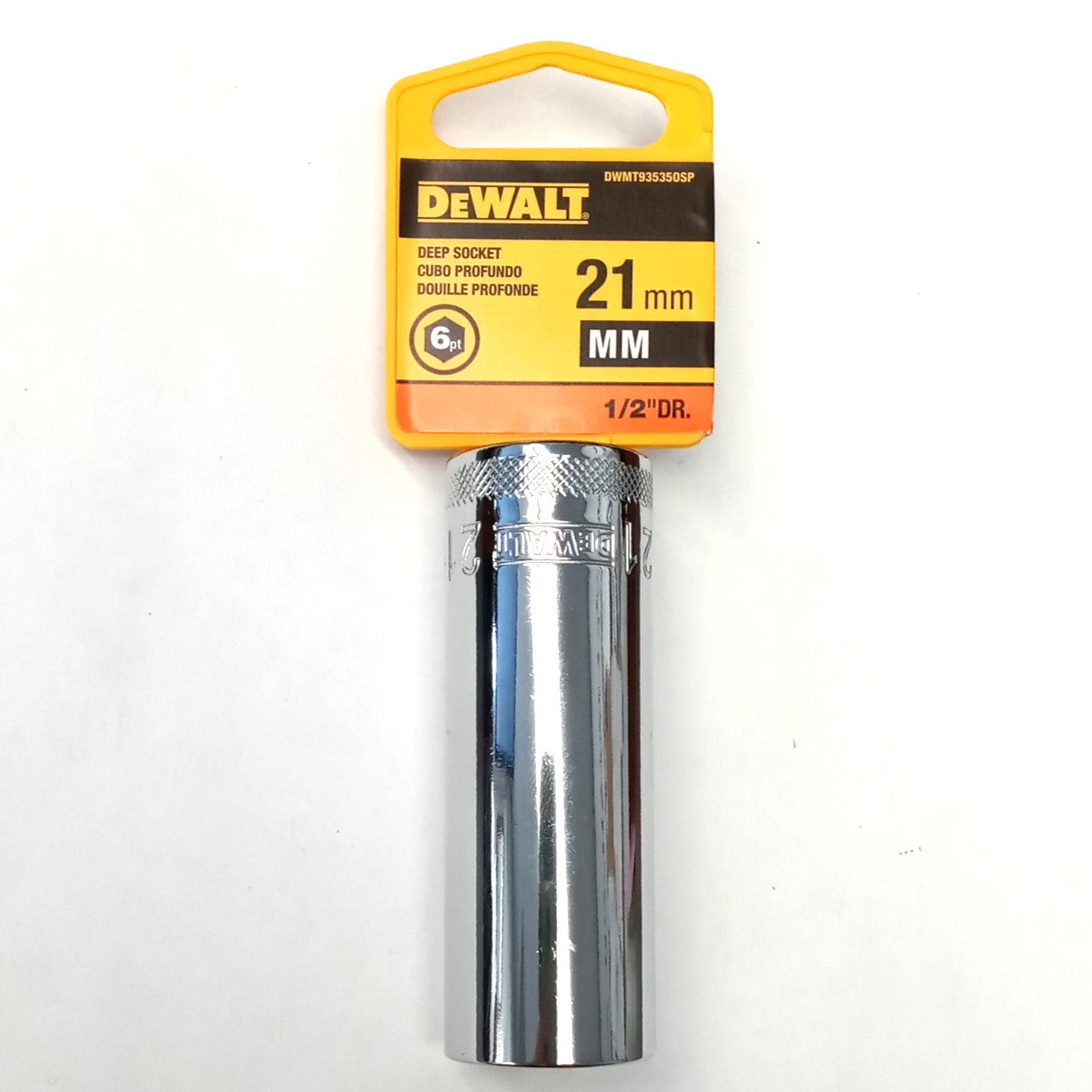 DeWalt 21mm Socket 6 Point 3/8" Drive DWMT935350SP