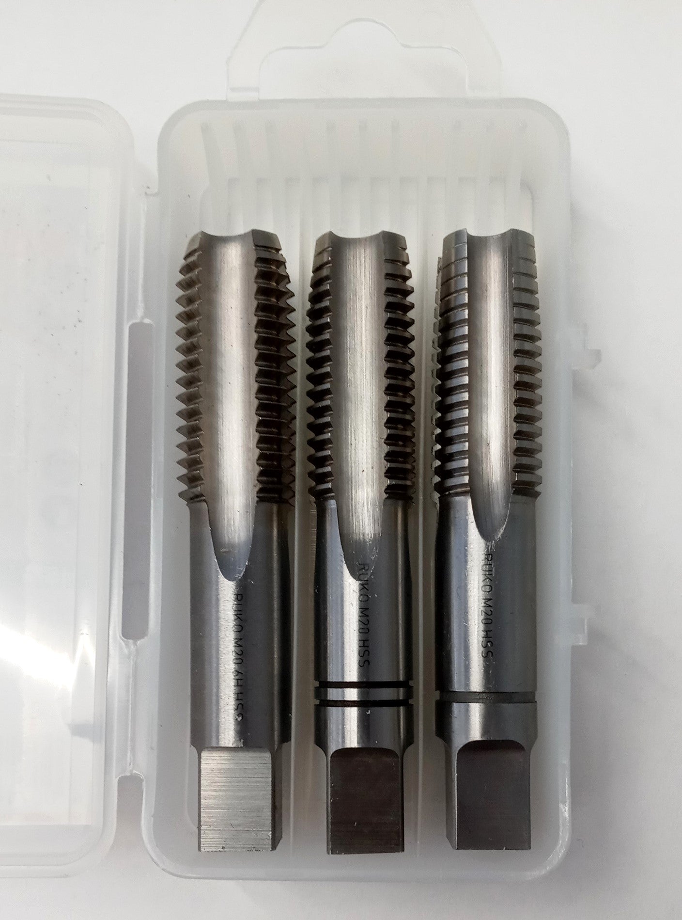 Ruko Hand Taps m20 x 2,50mm Germany 3pcs. 230200