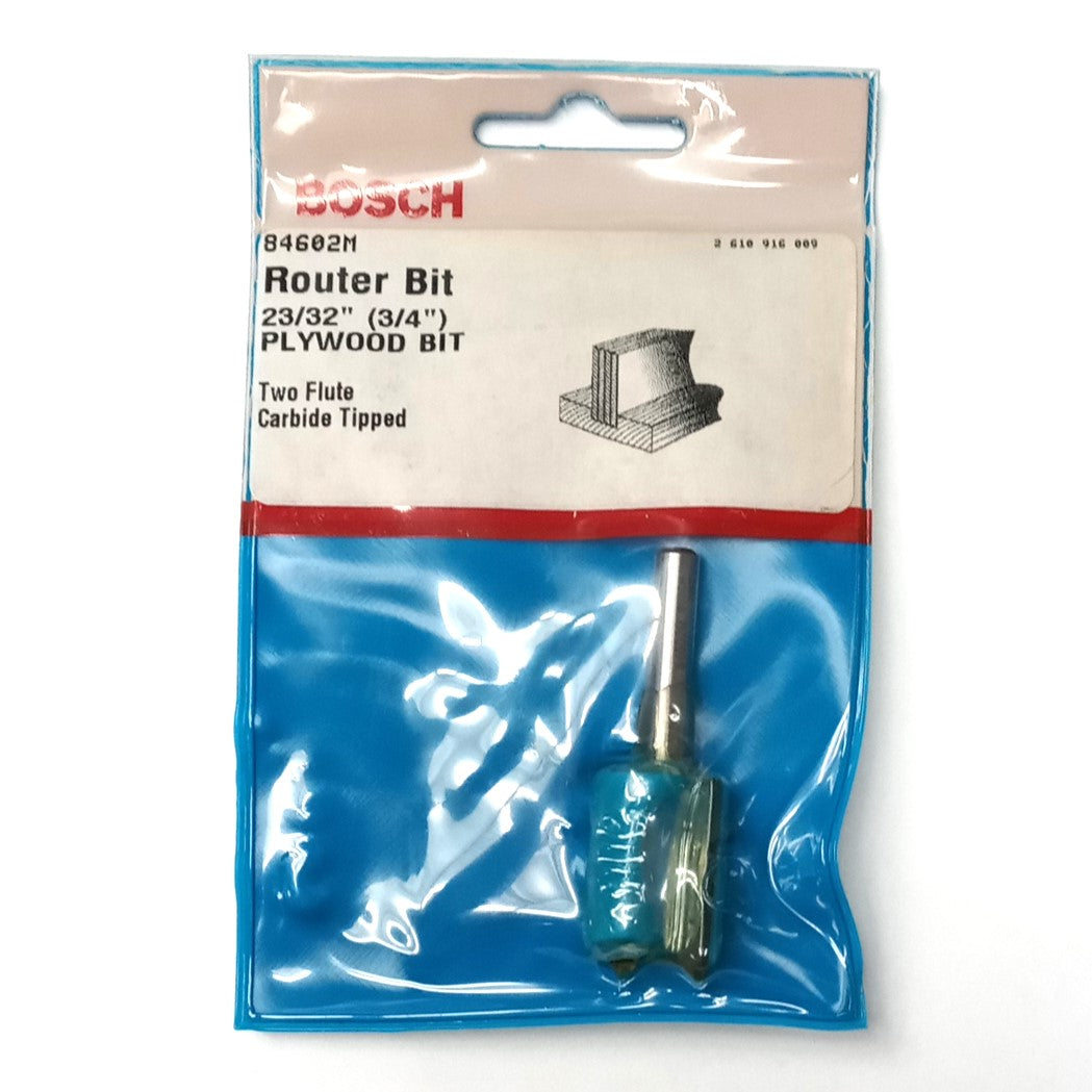 Bosch 84602M 23/32" Plywood Mortising Router Bit Carbide Tip USA