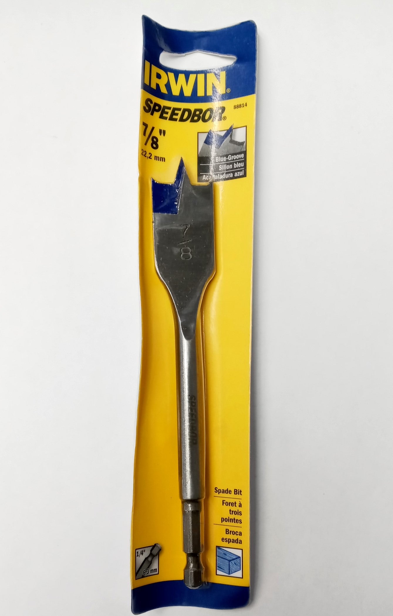 Irwin 88814 Speedbor Wood Boring Bit 7/8" x 6"