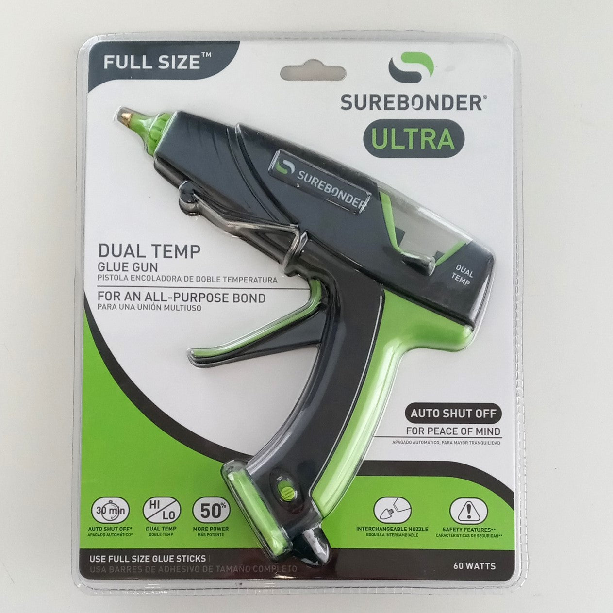 Surebonder Ultra Dual Temperature Auto Shut Off Glue Gun DT-360F