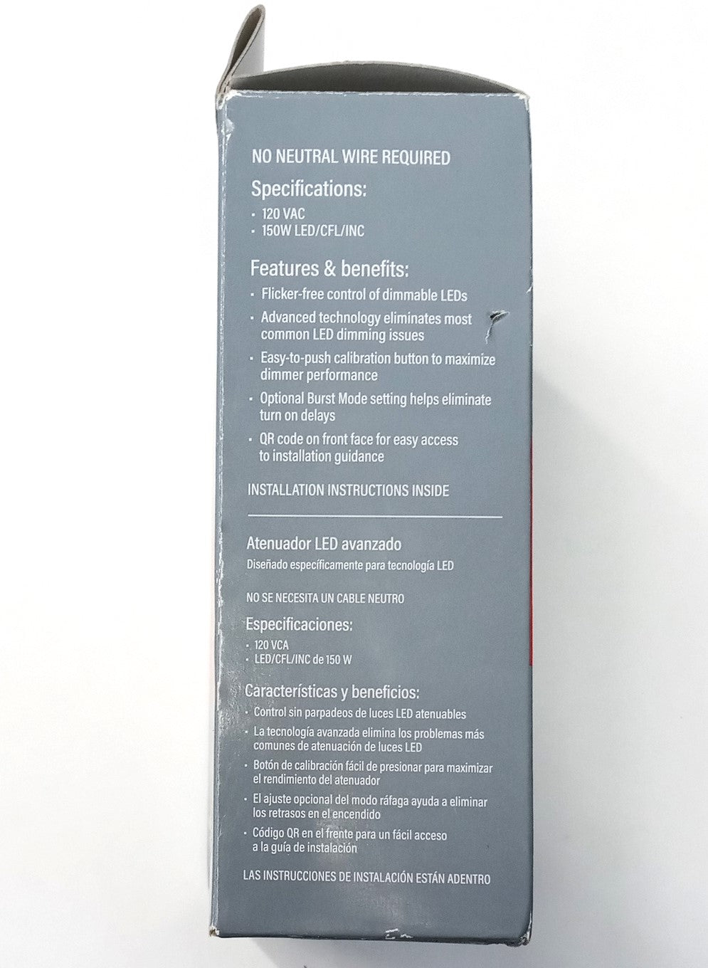 Legrand Radiant 150-Watt Single-Pole/3-Way LED Advanced Dimmer White RHL153PWCC4