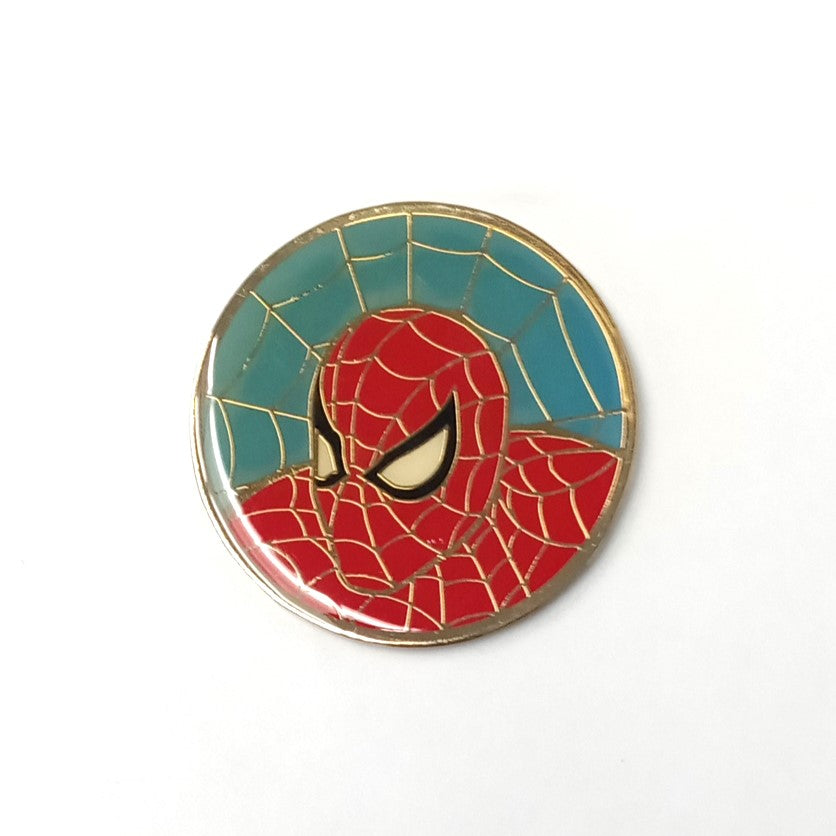 Marvel Spiderman Round Metal Refrigerator Magnet (1 Piece)