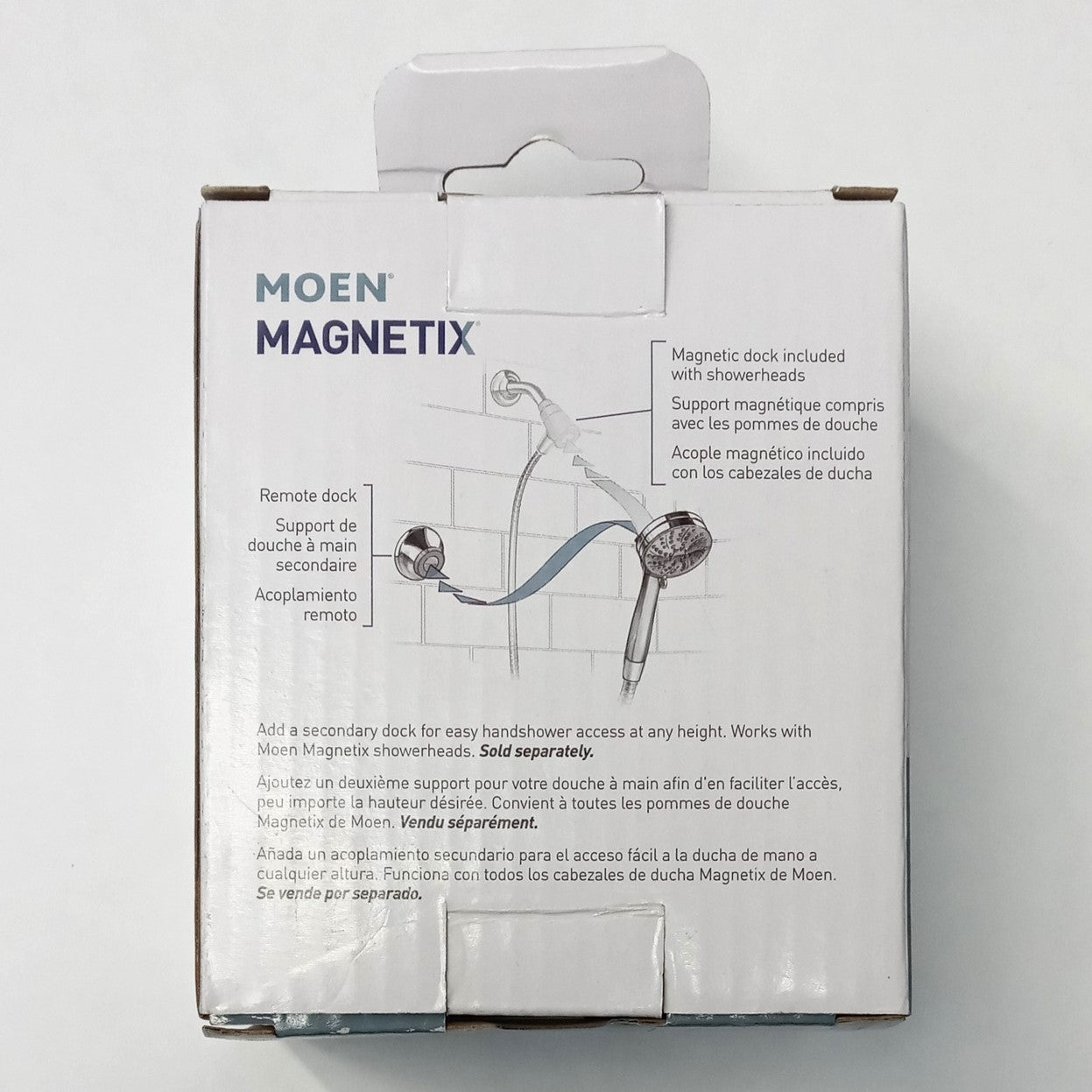 Moen Magnetix Remote Dock Magnetic Shower Bath Docking CHROME Finish 186117