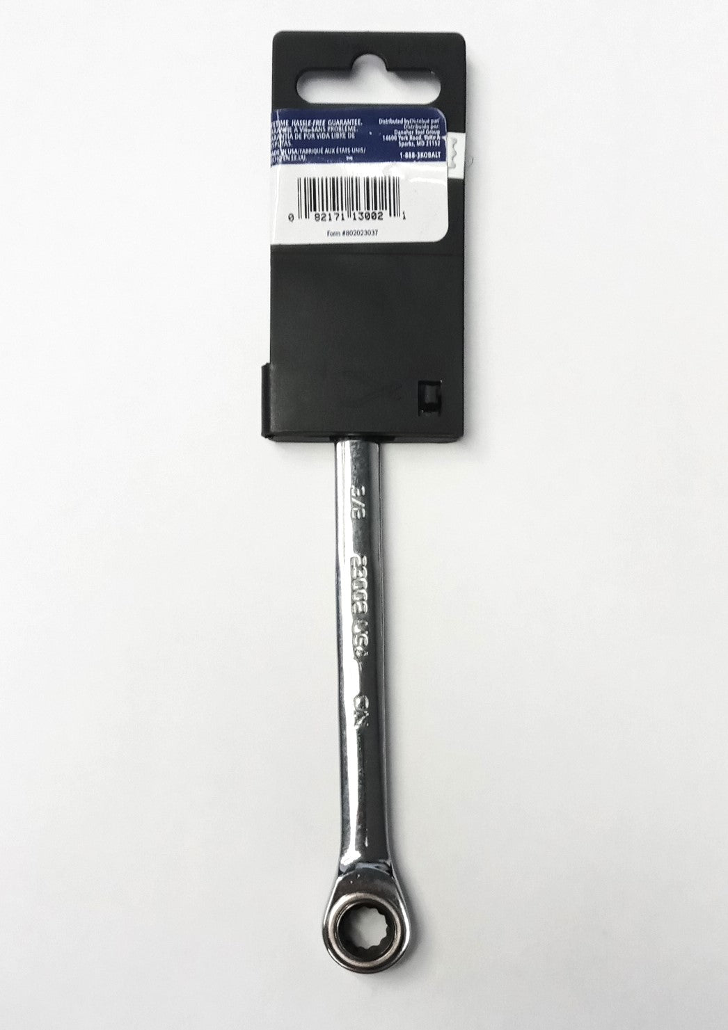 Kobalt Ratcheting Combination Wrench 3/8" Dr 12Pt USA 23002