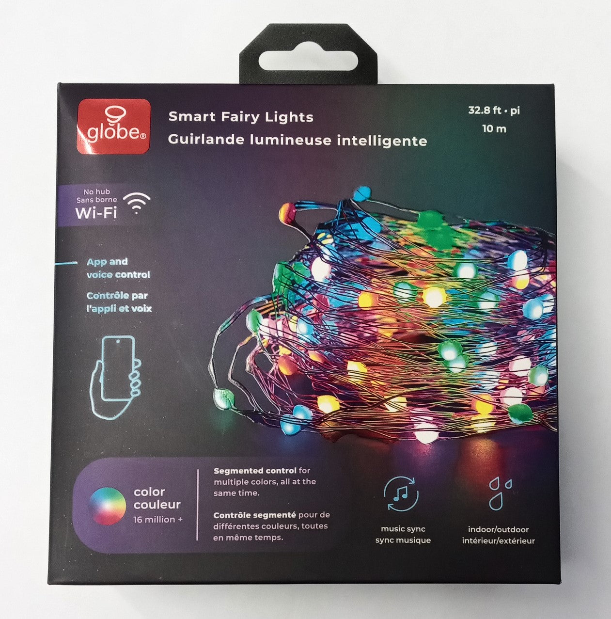 Globe Smart Fairy Lights Wi-Fi App and Voice Control 32.8ft/10m 50597