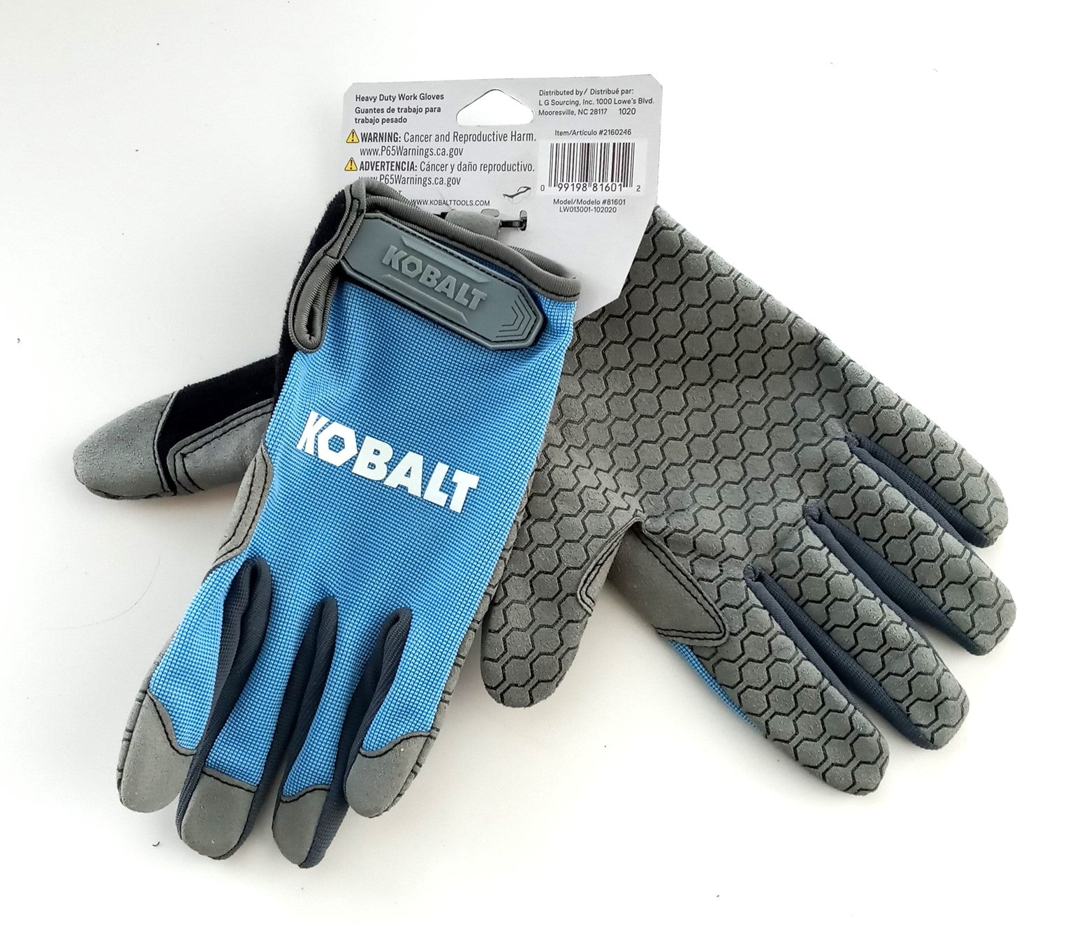 Kobalt Abrasion Resistant Utility Gloves Women's Large 2160246