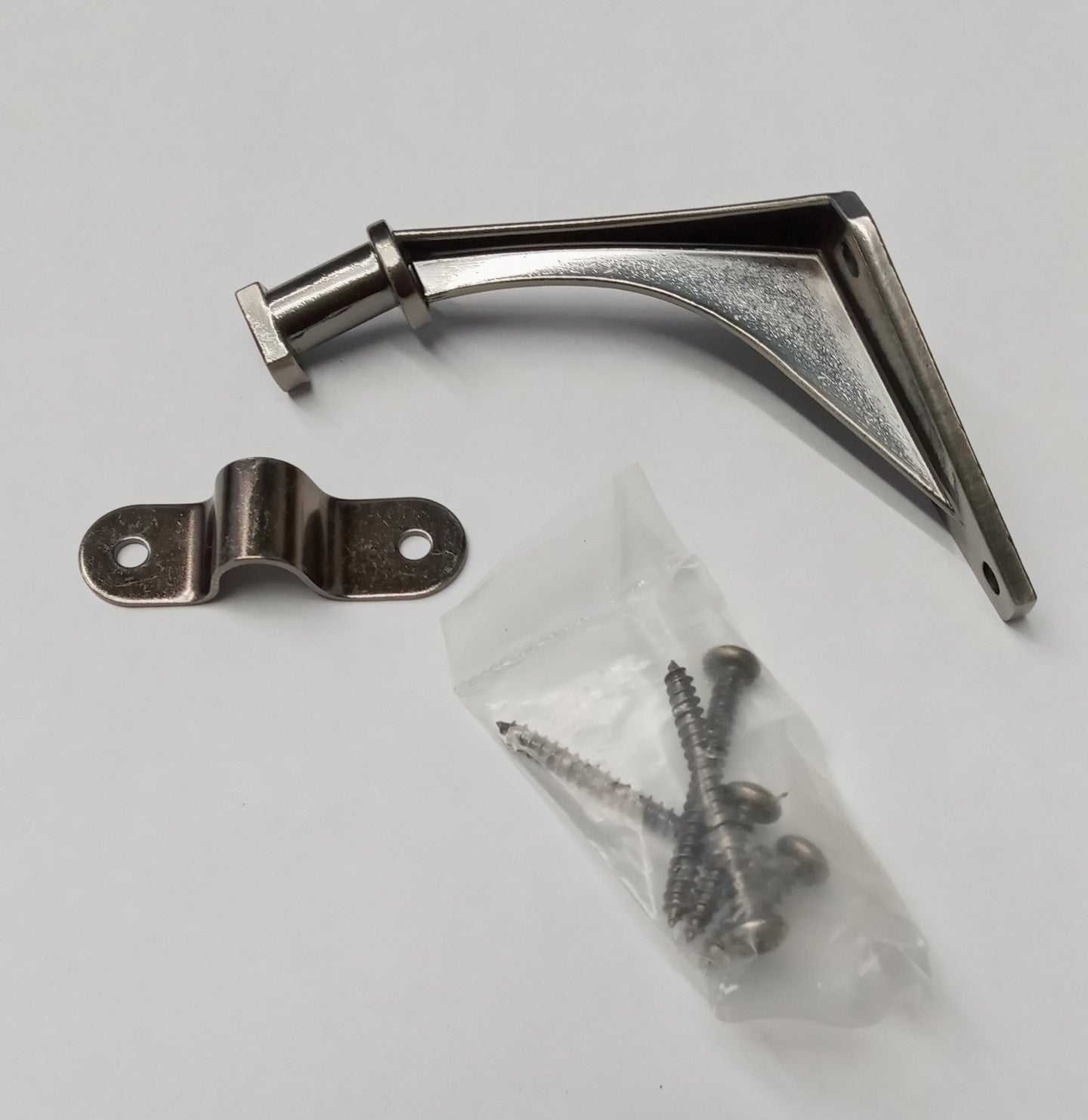 Taymor 25-P6390AN Deluxe Handrail Bracket Antique Nickel 2pcs.