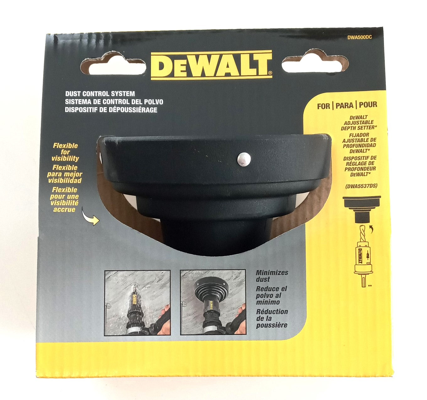 DEWALT Drilling Dust Control System DWA500DC 3-pack