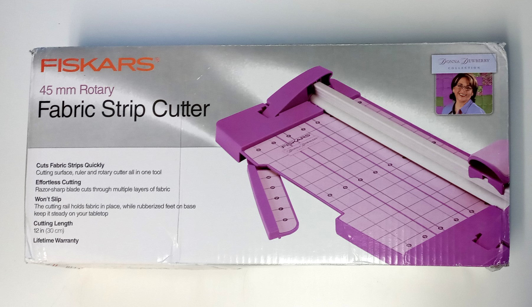 Fiskars 01-000472J 45Mm Donna Dewberry Collection Fabric Strip Cutter