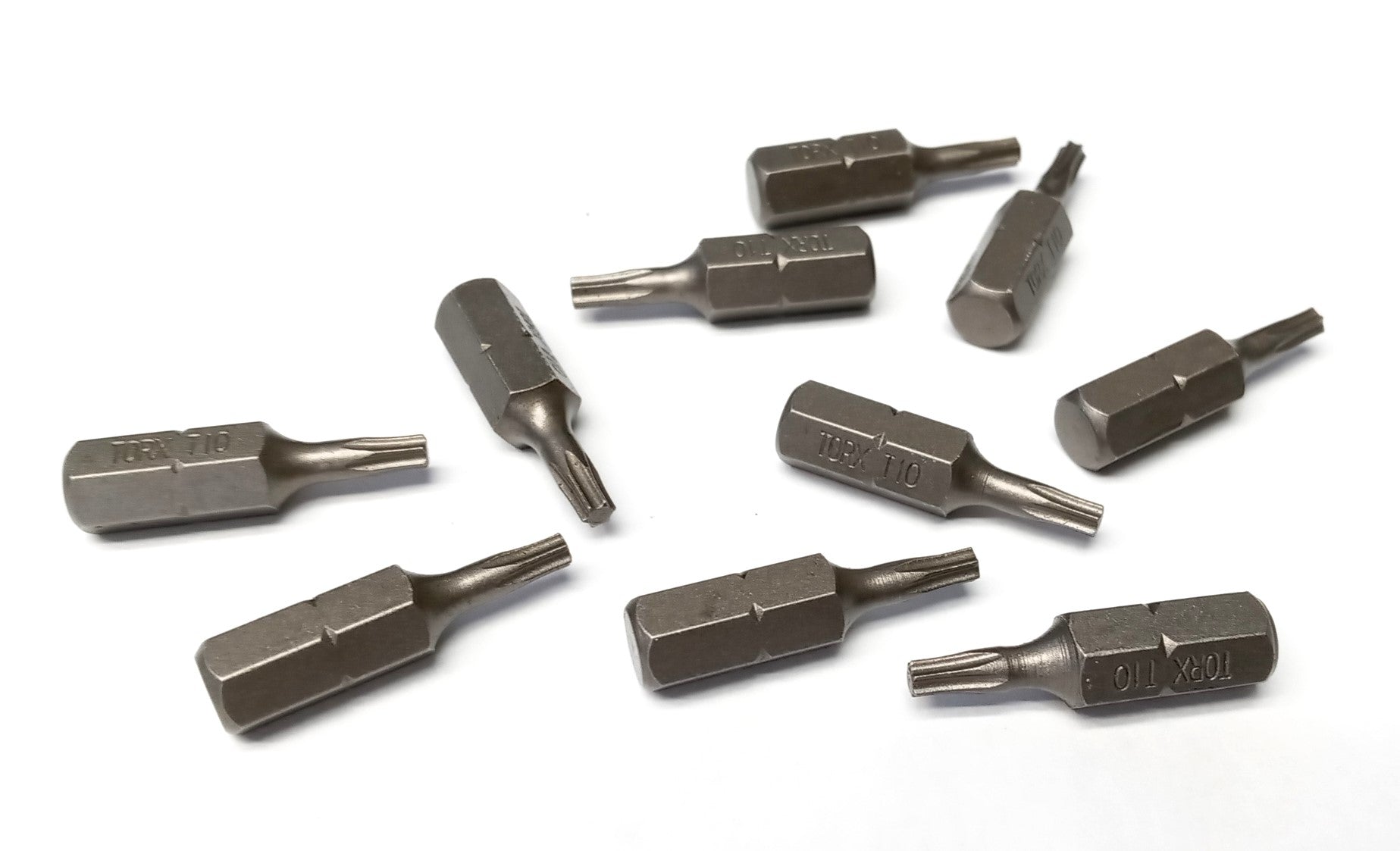 Irwin 95031HH T10 x 1" Torx Insert Bits 10 Pack (unbranded blanks)