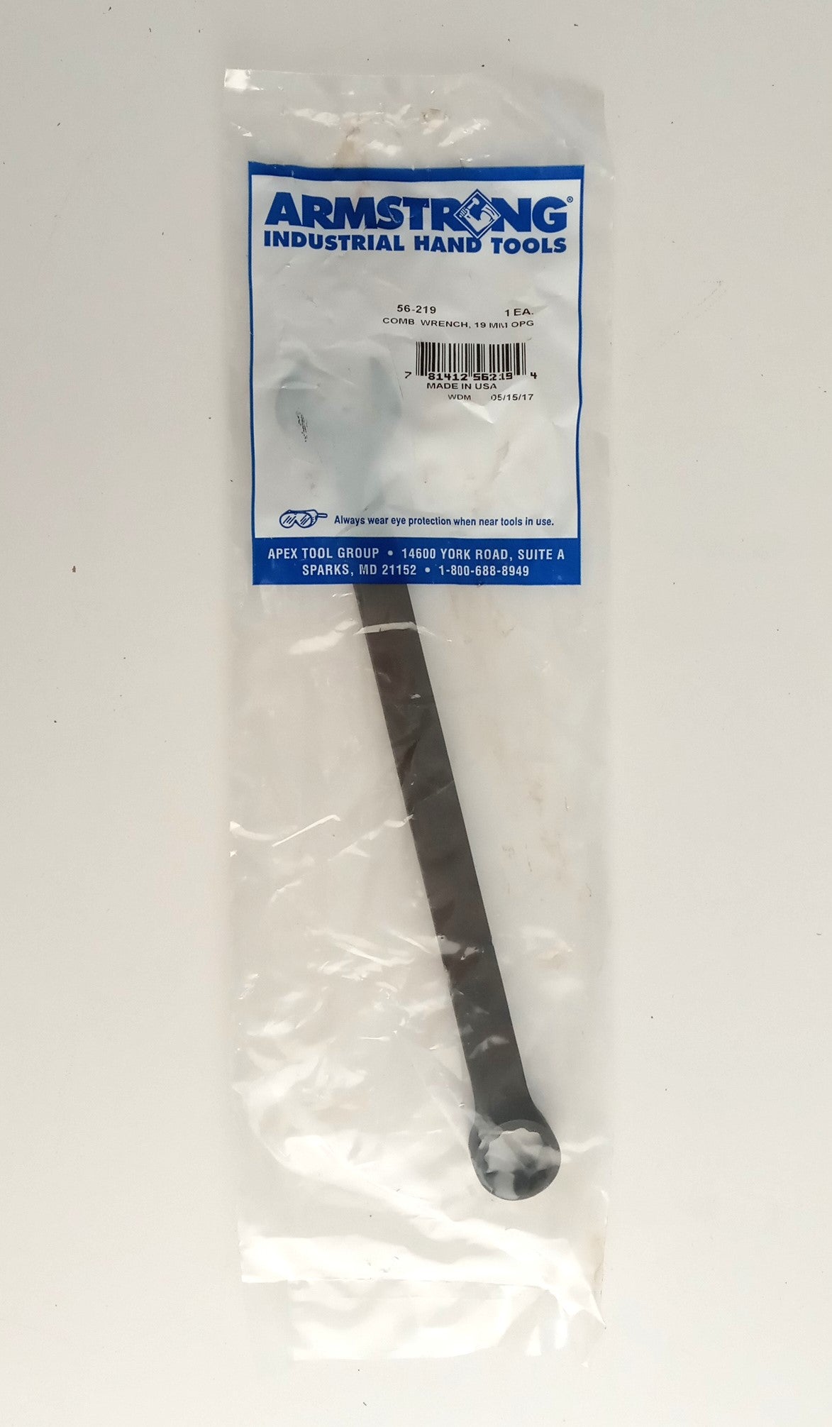 Armstrong 19mm 12pt Combination Wrench Black USA 56-219