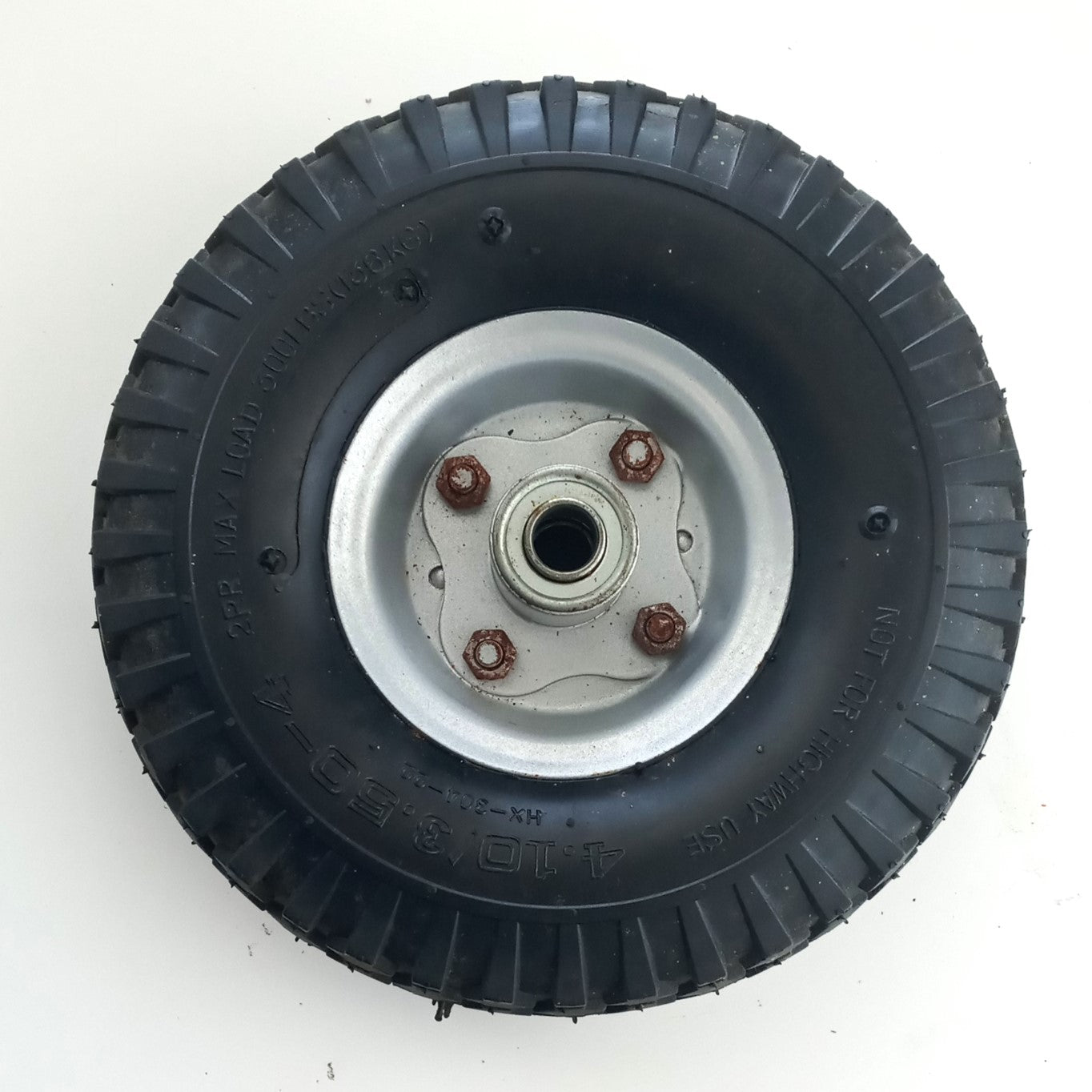 10" x 3" FIlled No Flat Wheel 5/8" Axle Use For Hand Truck Wheelbarrow ETC 1012