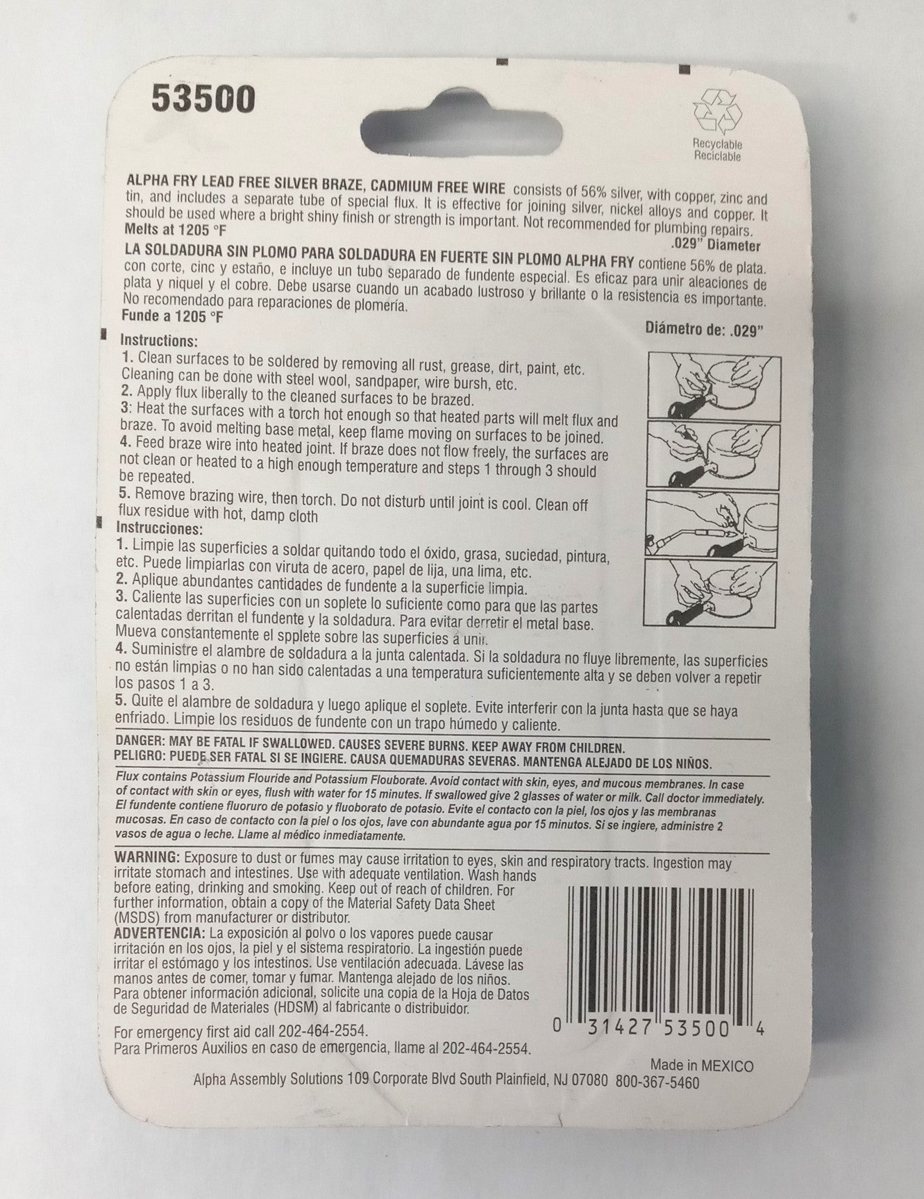 AlphaFry 0.50 FL OZ Silver Braze Flux 53500