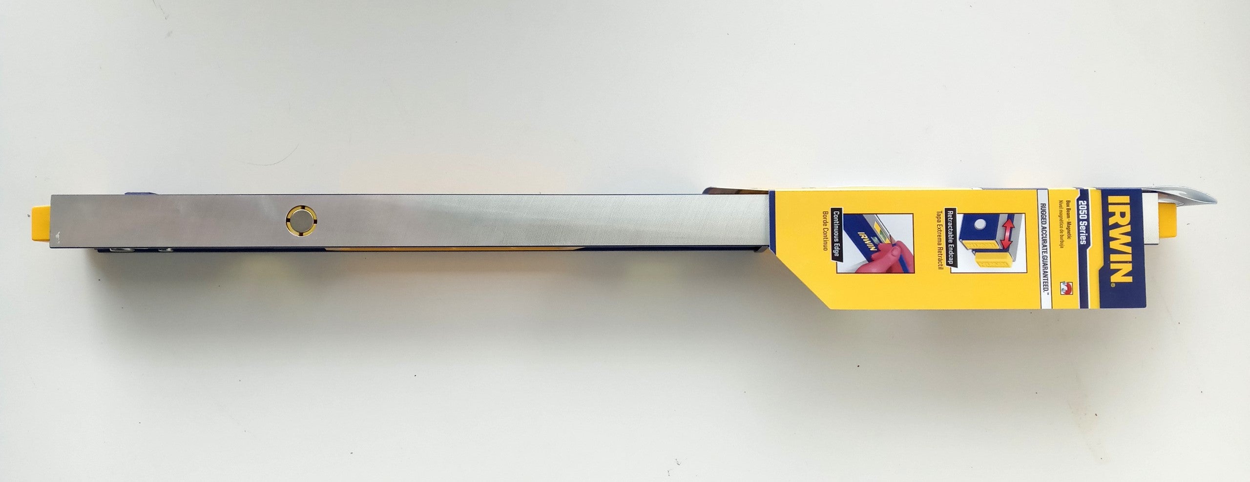 IRWIN 2050 Series 24" Thick Walled Magnetic Box Beam Level 1921978