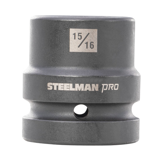 Steelman 1-Inch Drive x 15/16-Inch 4-Point Square Budd Impact Socket 60556