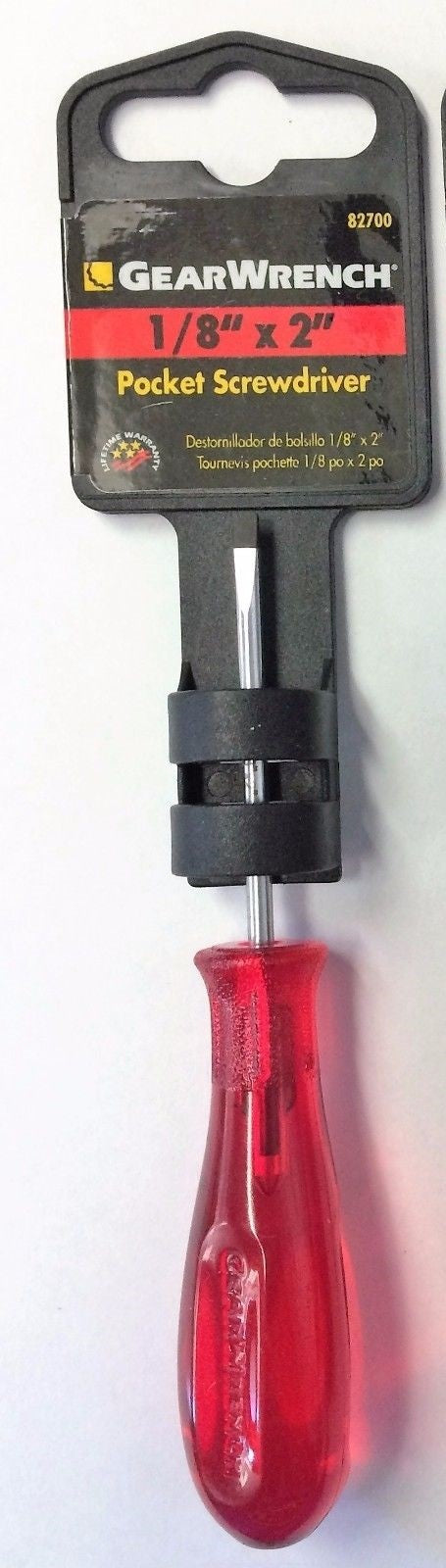 Gearwrench 82700 1/8" x 2" Pocket Screwdriver
