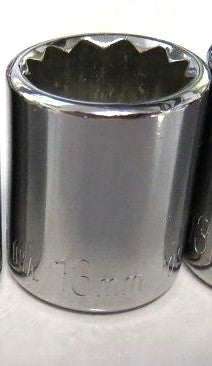 Allen 10313 1/4" Drive 12pt Standard Metric Socket 13mm USA