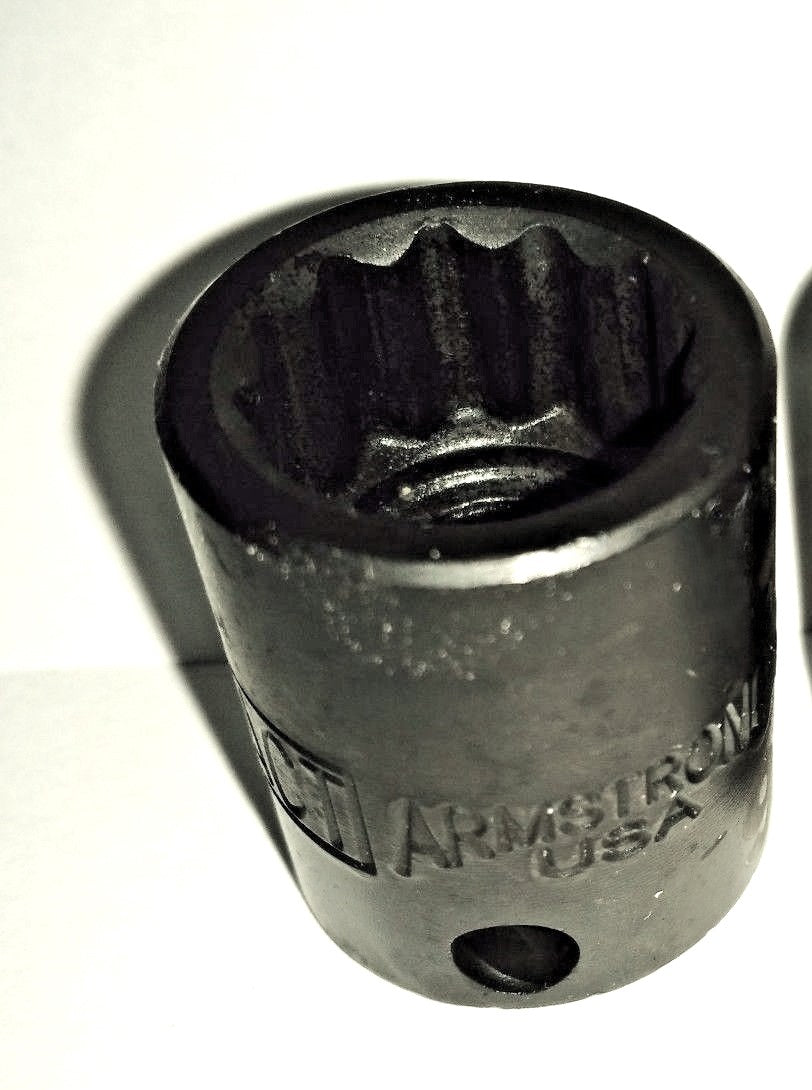 Armstrong 19-818 3/8" Drive 9/16" Impact Socket 12 Point USA