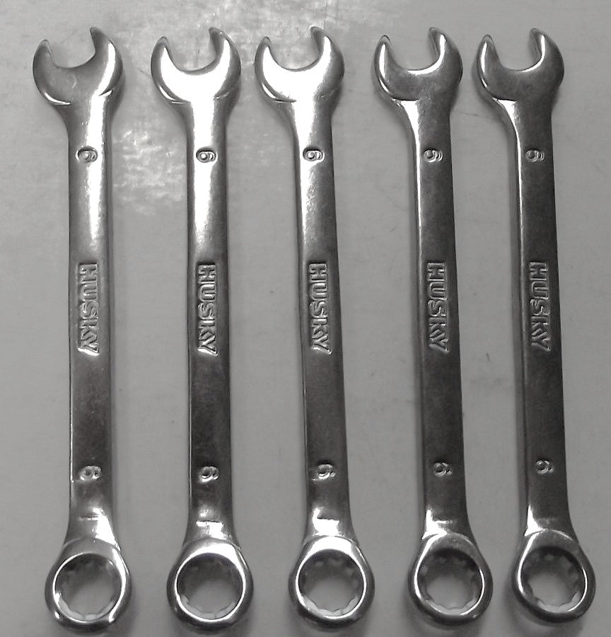 Husky HM673060 6mm 12pt Combination Wrench 5pcs.