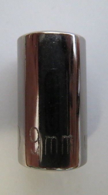 KD 516109 1/4" Drive 9mm 6 Point Socket USA