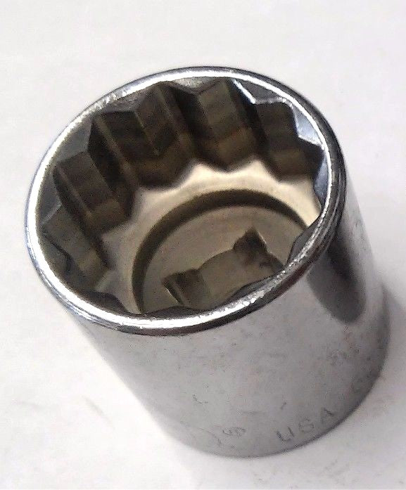 KD 528121 3/8" Drive Standard 12 Point Socket 21mm USA