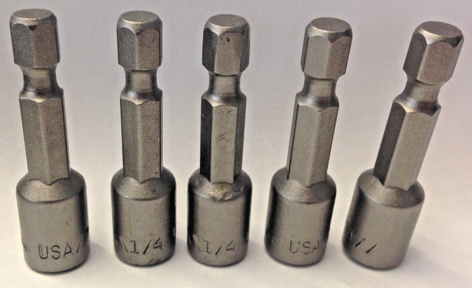 Bosch VA 120240 1609512609 1/4" x 1-5/8" Magnetic Nutsetter USA 5PCS