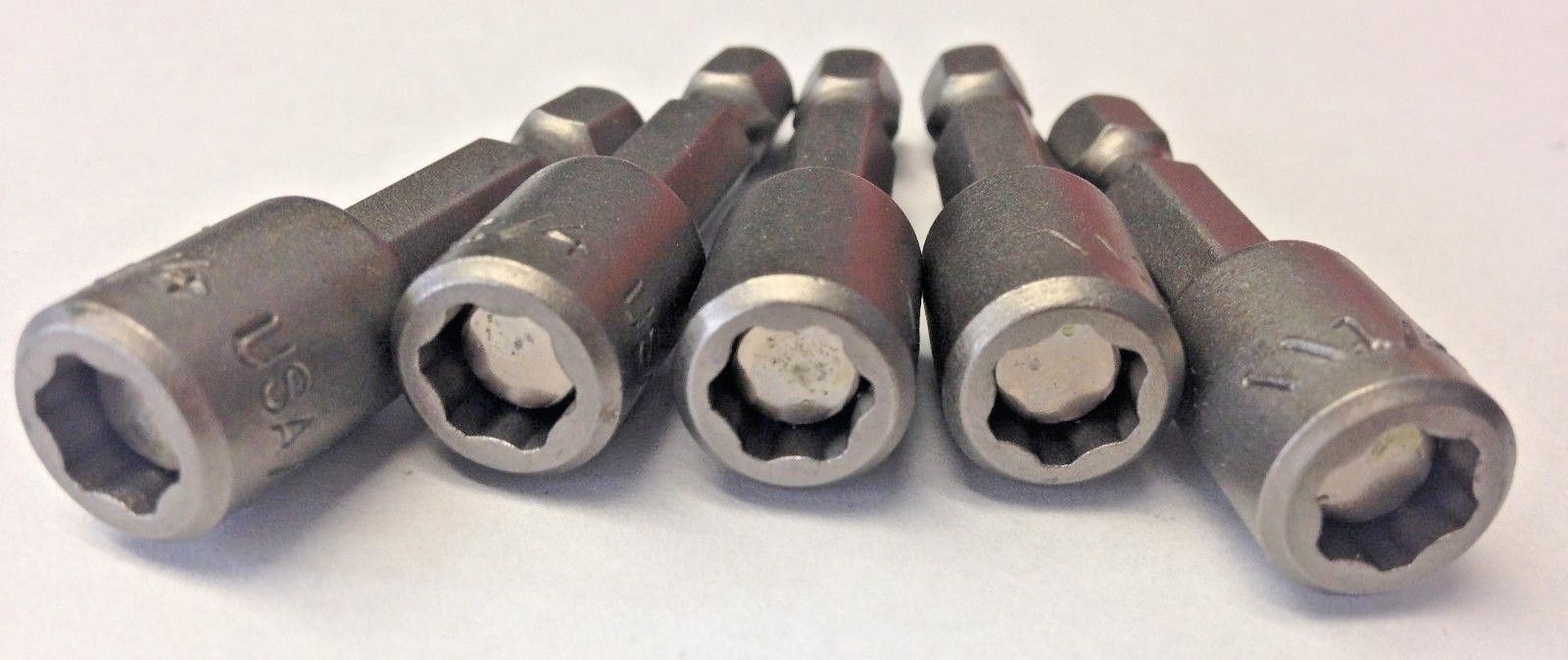 Bosch VA 120240 1609512609 1/4" x 1-5/8" Magnetic Nutsetter USA 5PCS