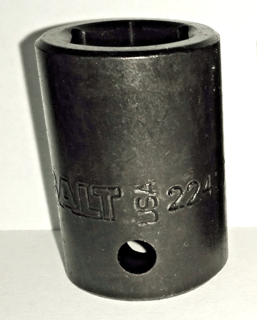 Kobalt 22457 ½" Drive 17mm Metric Impact Socket USA 6 Point