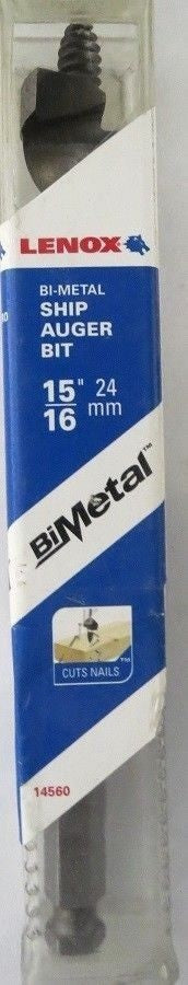 Lenox 14560 15/16" Bi-Metal Ship Auger Bit