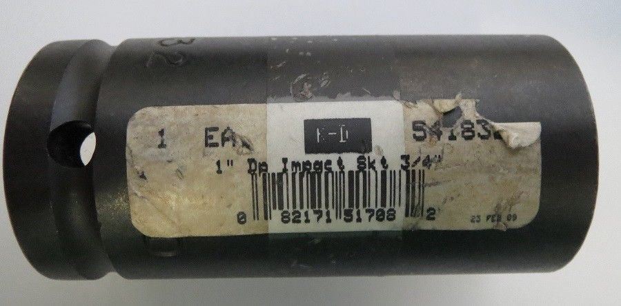 KD 541832 3/4" Drive 1" 6 Point Deep Impact Socket USA